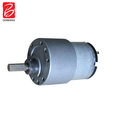 50 RPM Brush DC Gear Motor 37mm Carbon Brush DC Gearbox Motor 3V - 24V για ρομπότ