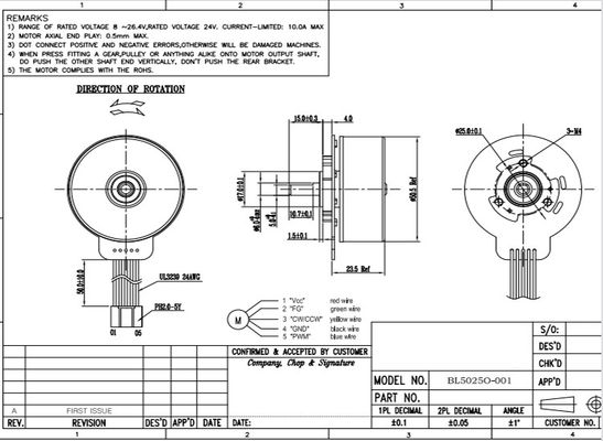 12V 24V Μίνι υψηλής ροπής BLDC κινητήρας μασάζ πιστόλι χωρίς βούρτσα κινητήρας