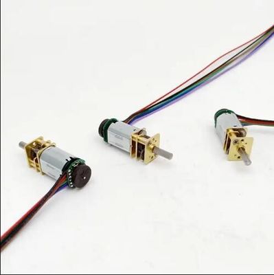 12mm DC Micro Gear Motor Pulse Houle Precision Encoder Μικρή επιβράδυνση DC κινητήρας