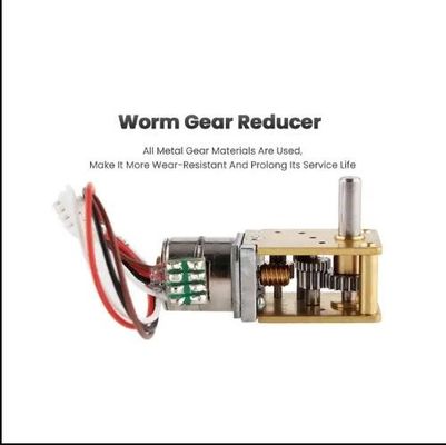 12mm Δικαίος γωνία DC Worm Gear Motor Μόνιμος μαγνήτης Brushless Stepper Motor